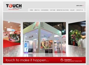 Showcase: Touch Concept - Corporate Web Site - Events Management Company in Malaysia
