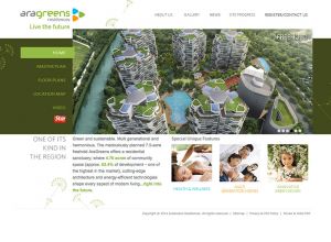 Showcase: AraGreens Residences - Property Web Site - Freehold Property Located Well Planned Ara Damansara Township