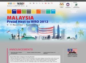 Showcase: World Robot Olympiad 2012 - Project Web Site - WRO Worldwide Robotics Competition Malaysia