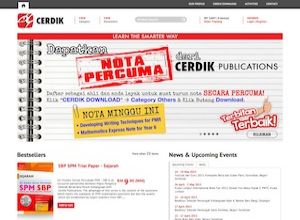 Showcase: Cerdik Books - E-Commerce Web Site - Online Book Store Malaysia Publisher Cerdik